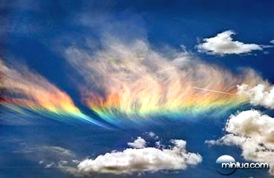 most bizarre phenomenon fire rainbow in Idaho