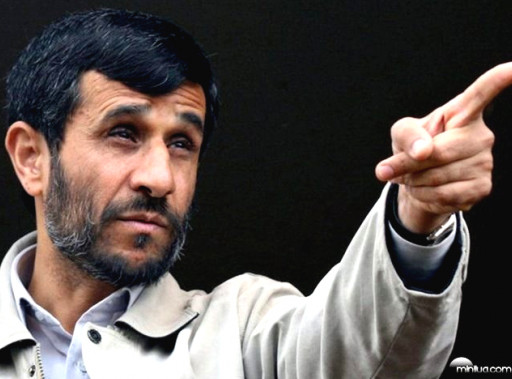 Description=Iranian President, Mahmoud Ahmadinejad points during a public gathering in the city of Abhar about 120 miles (200 kilometers) west of the capital Tehran, Iran, Friday, April 28, 2006. Ahmadinejad vowed Thursday that no one could make Tehran give up its nuclear technology, and he warned that the United States and its European allies will regret their decision if they "violate the rights of the Iranian nation." (AP Photo/Mehr News, Sajjad Safari)