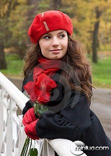 romantic-girl-with-roses-thumb7982757