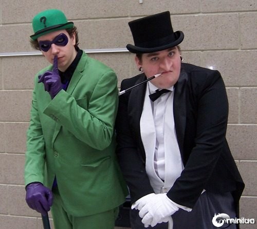 riddler and penguin cosplay