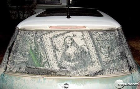 Scott Wade: A arte em carros sujos