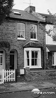 A casa da família Hodgson em Enfield, 
Norte de Londres-epicentro da atividade paranormal