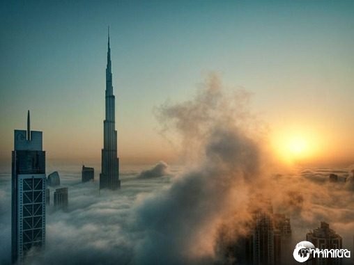 dubai-skyscrapers-fog