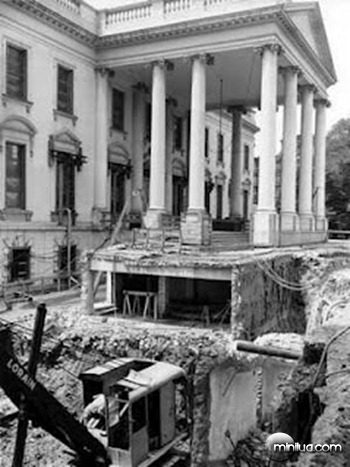 white_house_basement_recontruction_1950