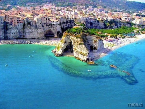 Calabrian Coast in Southern Italy