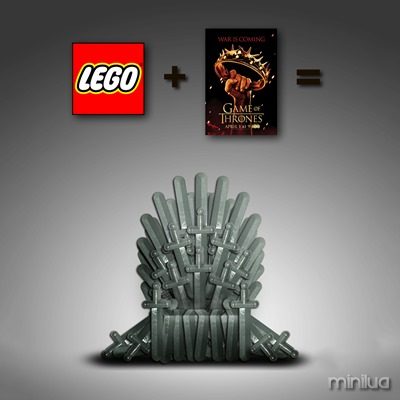Games of Thrones virou Lego